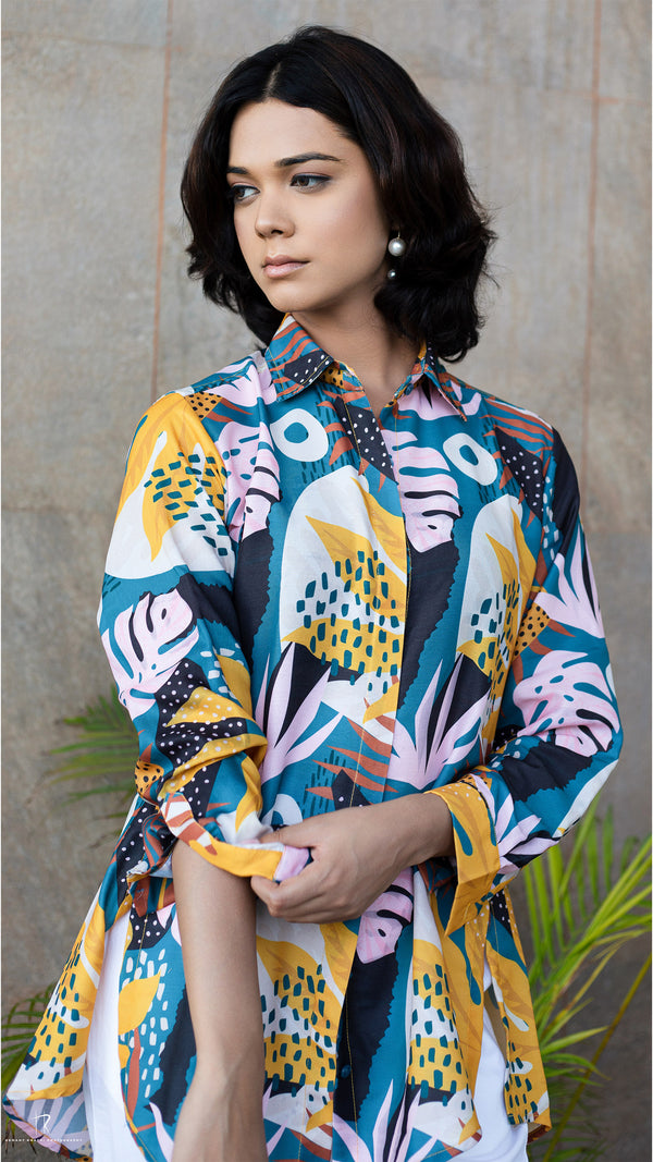 Women Exotic Escape Printed Shirt