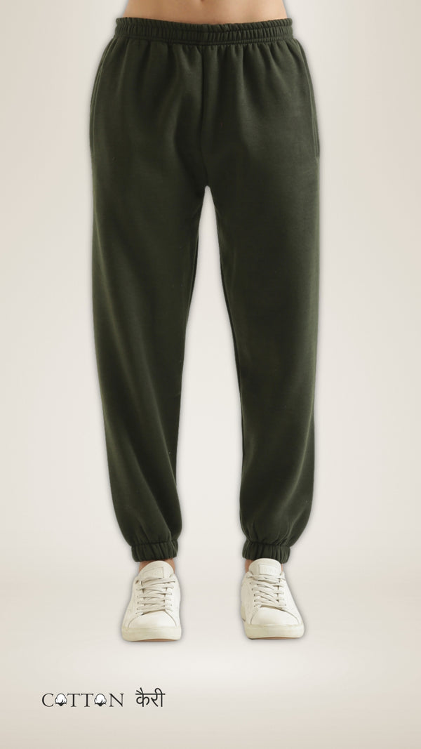 Olive Green Unisex Sweatpants