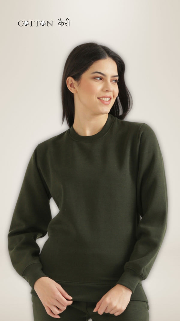 Olive Unisex Sweatshirt