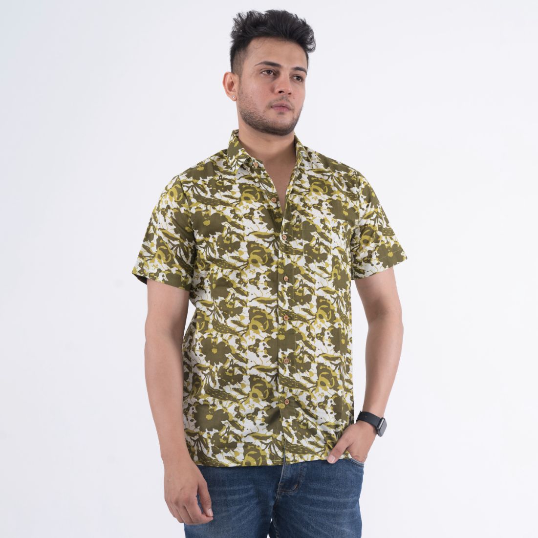 Print clearance half shirt